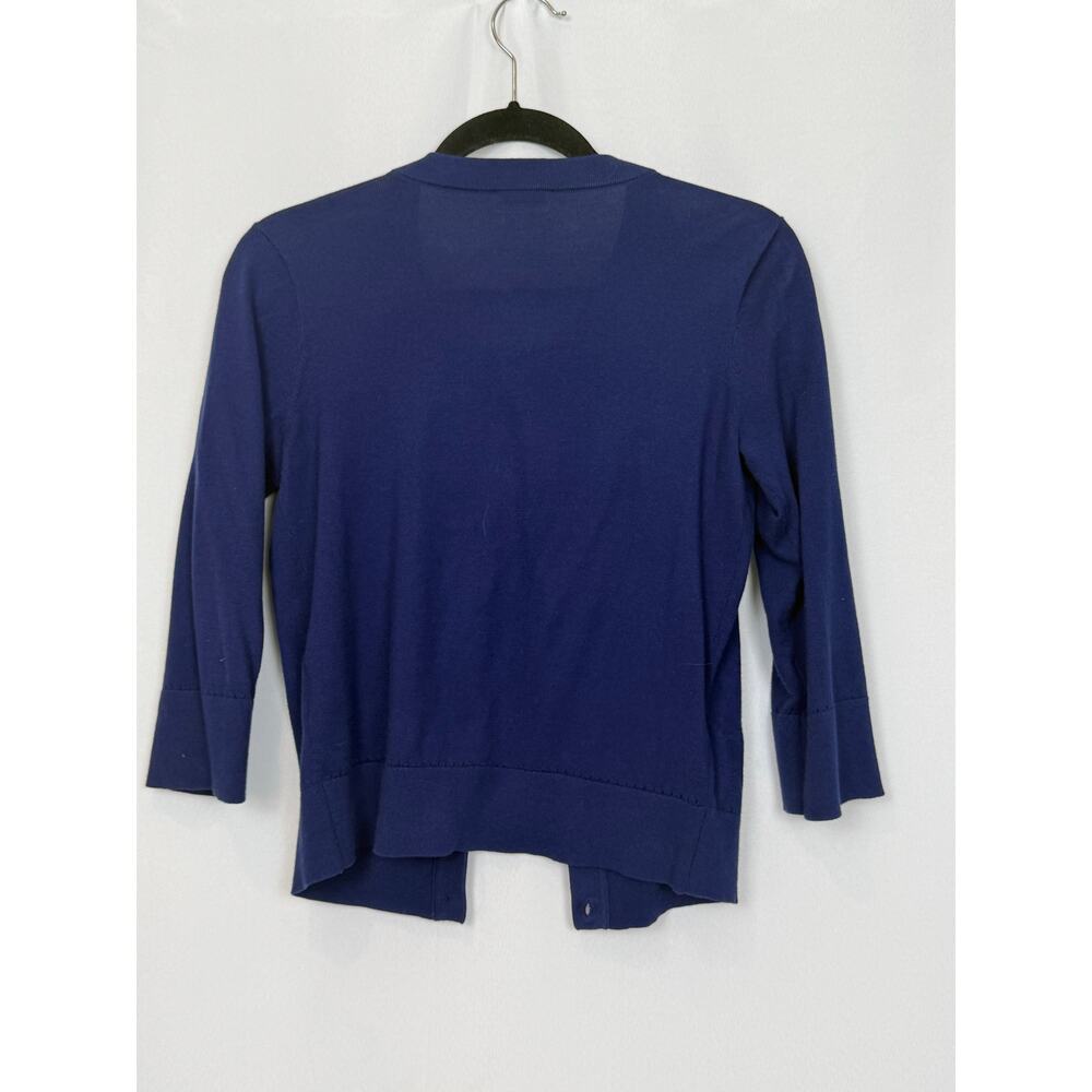 Kate Spade Navy Crystal Embellished Cardigan Sz S - Picture 3 of 7